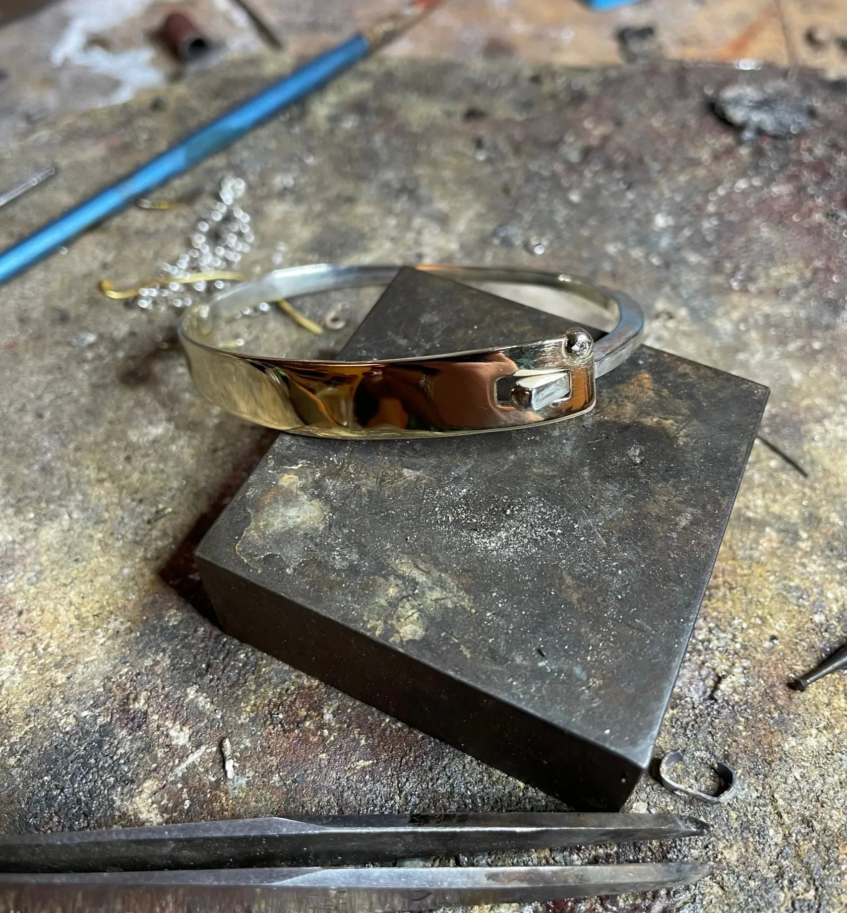 Zilveren armband met levensboommotief
